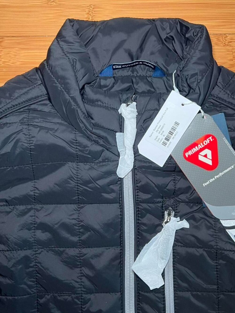 Cutter & Buck Men’s Black Vest, Brand New With Tags and Packaging, Size M - Picture 2 of 5